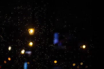 Abstract lantern. Lantern at night. Background.