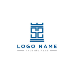 logo design inspiration for companies from the initial letters of the SZ logo icon. -Vector