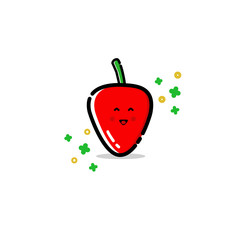 logo icon fruit strawberry for company