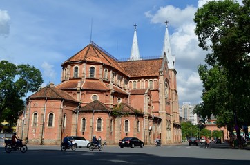 Cath&eacute;drale notre dame de Saigon, Vietnam