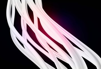 Dark Pink, Red vector glossy abstract layout.