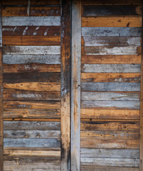 Antique wooden planks for background