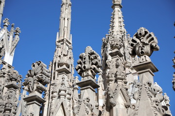 Fototapeta na wymiar Milan Cathedral (Duomo di Milano) Italy