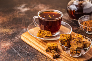 Chaga tea - a strong antioxidant, boosts immune system