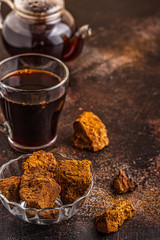 Chaga tea - a strong antioxidant, boosts immune system