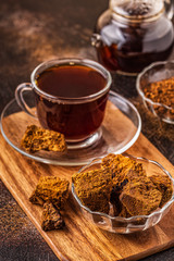 Chaga tea - a strong antioxidant, boosts immune system