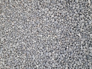 Collection of gray river stones. Good for background and more.