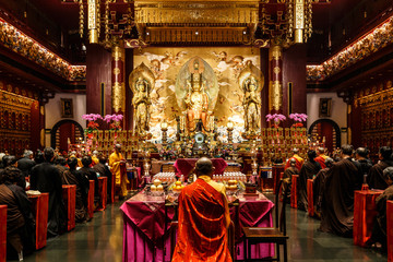 Fototapeta na wymiar Buddhist church