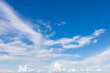 blue sky with clouds