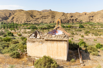 Hermitage/Pantheon of Venta Zarzosa Located in the neighborhood of the train Station in Santa Fe de...