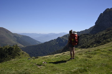 Fototapeta na wymiar Randonnée Pyrénées 