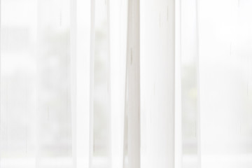 white curtain background close up