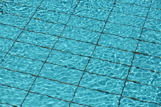 Abstract swimming pool background. Vacation concept