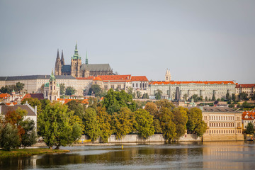 Prague Castle in the morning