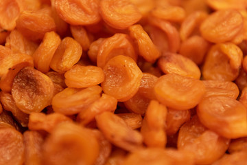 dried fruits, nuts. juchela sold in a dried fruit store