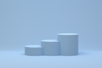 3d rendering,Podium minimal abstract background for cosmetic product presentation, Abstract geometric shape