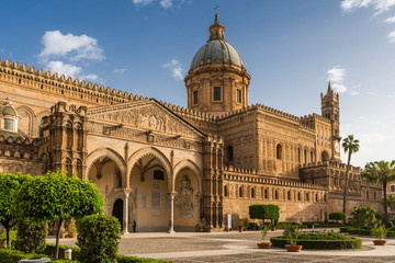 Metropolitan Cathedral of the Assumption of Virgin Mary  in Palermo, Sicily, Italy