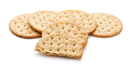 Cracker Isolated on White Background