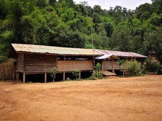 Fototapeta na wymiar village cambodge