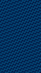 Metallic effect blue brick pattern for print design. Simple brick background. Navy blue geometric tile repetitive backdrop. Modern decoration for banner, poster.
