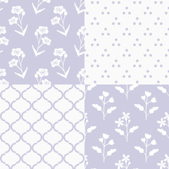 Seamless patterns set