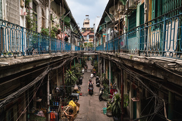 Typical vietnam apartment house