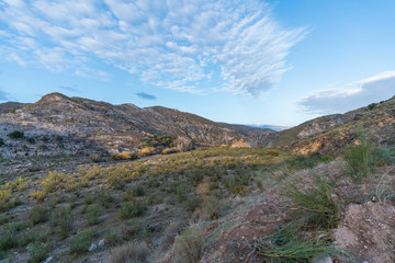 landscape on the Jorairatar river (Spain)