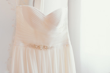 white wedding dress