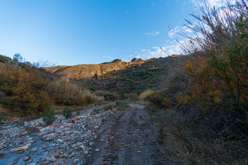 landscape on the Jorairatar river (Spain)
