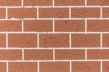 Red brown brick wall pattern background