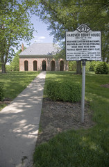 Hanover Court House, Hanover County Virginia built in 1735, where in 1763 Patrick Henry gained fame arguing the Parson's Case