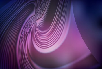 Dark Purple vector blurred shine abstract background.