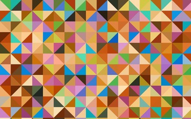 Light Multicolor vector abstract polygonal pattern. Colorful abstract illustration with gradient. Triangular pattern for your business design.