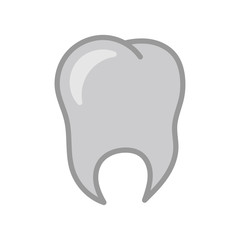 Tooth Icon in trendy flat style isolated on white background. Dentistry symbol for your web site design, logo, app, UI. Vector illustration, EPS10.