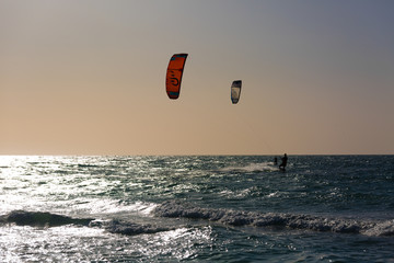 Kitesurfing, Kiteboarding action photos sea sport extreme