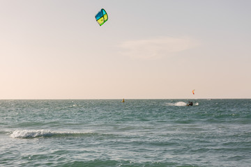Kitesurfing, Kiteboarding action photos sea sport extreme