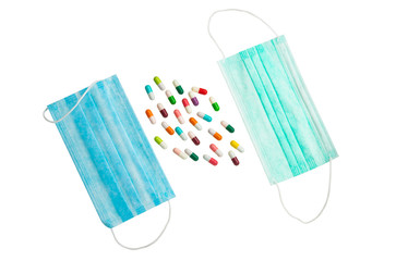  medical mask isolated