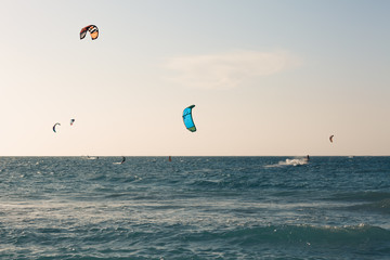 Kitesurfing, Kiteboarding action photos sea sport extreme
