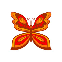 Butterfly. Vector Illustration.