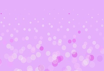 Light Purple, Pink vector layout with circle shapes.
