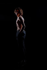 Handsome male model
