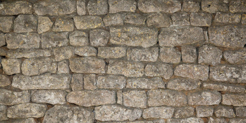 Old background wall many rectangularly stones texture