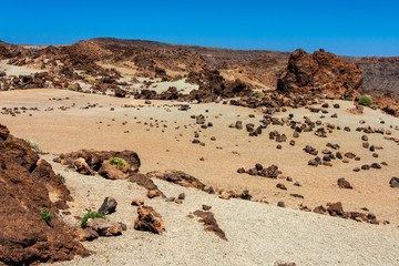 Fototapeta na wymiar Kraterlandschaft auf Teneriffa