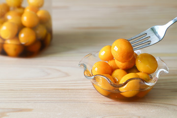 金柑のハチミツ漬け