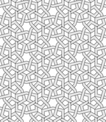 Abstract geometric pattern with complex lines.