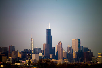 Fototapeta premium Chicago Skyline