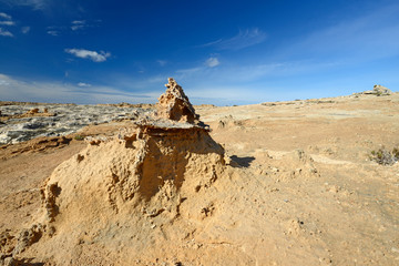 bizarre rock formation on 