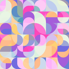 Abstract vector colorful geometric harmonic wave background