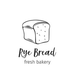Rye bread outline