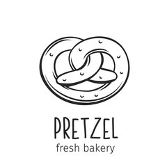 Pretzel outline icon